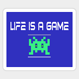 80's Gamer Life Sci Fi Alien Tee Magnet